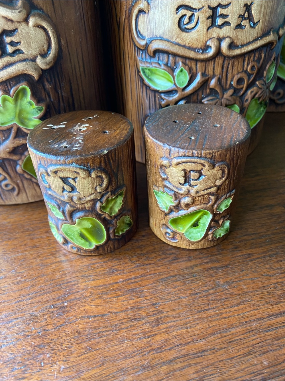 Vintage U.S.A. Treasure Craft Ceramic Kitchen Set, 6 Pieces, 1960s to 1970s. - Picture 5 of 12